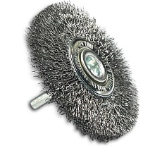 Щетка диск гофрированная Lessmann 70х9х0.30 мм, хвост-к 6 мм 417162