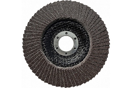 Круг лепестковый торцевой КЛТ1, 125x22.23 мм, P120, по нержавеющей стали Abraflex FLDH20INOX125P120