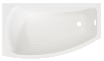 Акриловая ванна Ваннеса Мэри 140x80 см левая