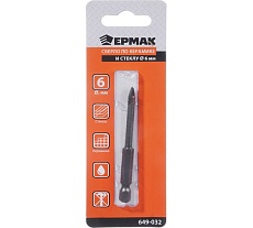 Сверло по керамике и стеклу 6 мм, с шестигранным хвостовиком Ермак 649-032