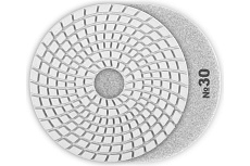 Алмазный гибкий шлифовальный круг для мокрого шлифования Зубр 100 мм, №30 29866-030