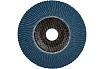 Круг лепестковый торцевой, угловой, цирконат 100% 125х22.2 мм, P-120 ABRAFORM AF-FLAP-CN-125-P120-ZR100