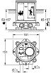 Скрытая часть напольного смесителя Grohe 45984001