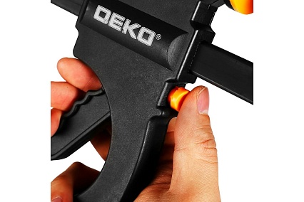 Быстрозажимная струбцина Deko 200 мм CL200-2, 2 шт 065-0614