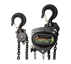 Цепная механическая подвесная таль с фиксацией цепи натяжения Rockforce RF-TRC90101A