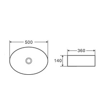 Раковина D&K Matrix DT1390316 50 см