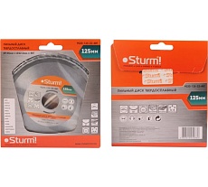 Диск пильный по дереву (125х22 мм; 48T) Sturm 9020-125-22-48T