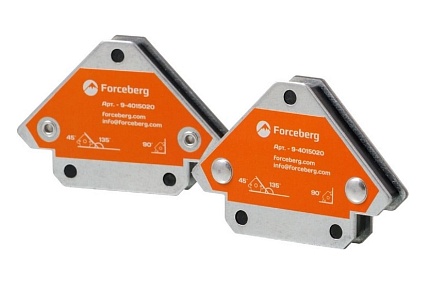 Уголок магнитный для 3 углов, до 12.5 кг, 2 шт Forceberg 9-4015020-002