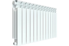 Биметаллический радиатор Rifar BASE 500 13 секций, боковое подключение RAN30H1KPV70D4