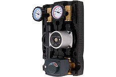 Насосная группа Hoobs DN25 1&quot;вр х 1 1/2&quot;нр, с 3-х ход. клапаном, с насосом UPSO25-65, с сервоприводом HB-21355N-M33-G6M21