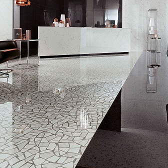 Керамогранит Atlas Concorde Marvel Gems Terrazzo Black 60x60 см, ATW7