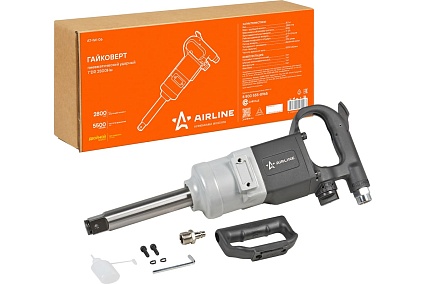 Пневматический ударный гайковерт Airline 1" DR 2800 Нм AT-IW-06