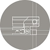 Душевая дверь Cezares SLIDER-B-1-80/90-BR-NERO 80/90x195 бронзовая, черный