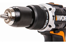 Ударная аккумуляторная бесщеточная дрель-шуруповерт Worx WX373.9