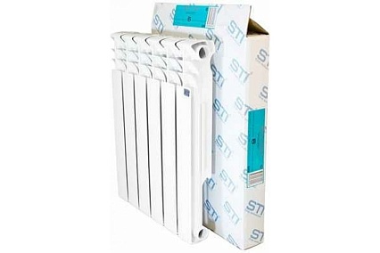 Алюминиевый радиатор STI Classic 500-80 6 секций D220-00085