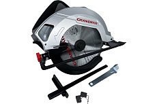 Циркулярная пила GRANDFAR 185 мм, 1500 Вт, в комплекте щетки GKS185-1500G2