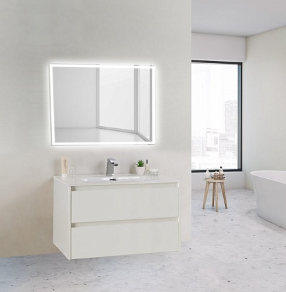 Тумба с раковиной BelBagno Kraft 39-800 80 см Bianco Opaco