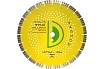 Диск алмазный сегментный по железобетону turbo GOLDEN TYPE (350х25.4х3.2х12 мм; 24Z) Diamaster 121.000.7005