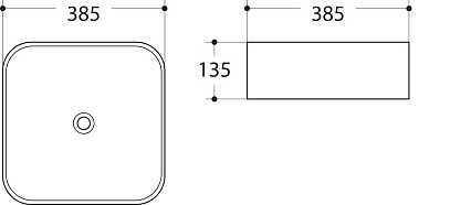 Раковина Art&Max AM-78110 38.5 см белый