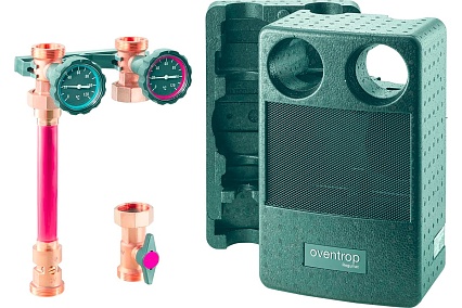 Насосная группа Oventrop Regumat S-180 прямая, DN-25, 1 1/2", без насоса 1357020