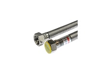 Подводка для газа СТМ ГАЗ сильфонная, 3/4&quot;, гайка-гайка, 60 см CGHF3406