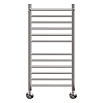 Полотенцесушитель водяной Point PN10158SP П11 50x80, с полкой, хром