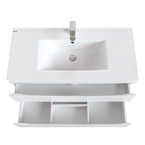 Мебель для ванной Iddis Cloud 100 см напольная, белый