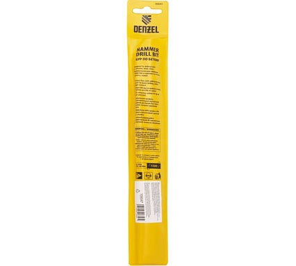 Бур по бетону, двойная спираль, Cobalt W-tip (20x260 мм; SDS PLUS) Denzel 705047