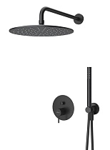 Душевой набор Cezares Leaf LEAF-DSIP-30-L-NOP черный матовый