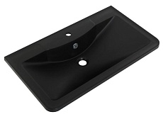 Раковина BelBagno BB800/455-LV-ART-ALR-NERO 80 см черный матовый