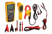 Комплект Fluke мультиметр-мегомметр + токовые клещи + пирометр 1587KIT/62MAX+ FC