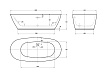 Акриловая ванна Vincea VBT-103 180x84