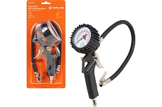 Пистолет для накачки шин Airline ПШ6 с манометром, 12 Атм ATBU037