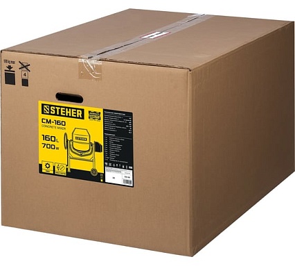 Бетономешалка Steher 160 л CM-160