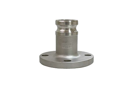 Соединение TITAN LOCK 2in типа FA, камлок ниппель с фланцем (нерж. 316) TL200FASS