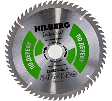 Диск пильный Industrial Дерево (210x30 мм; 60Т) Hilberg HW212