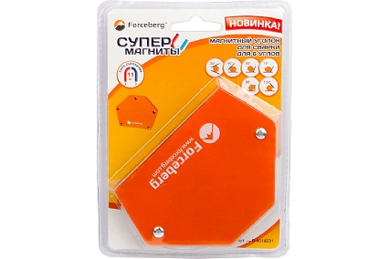 Уголок магнитный для сварки (усилие до 11 кг; для 6 углов) Forceberg 9-4014531