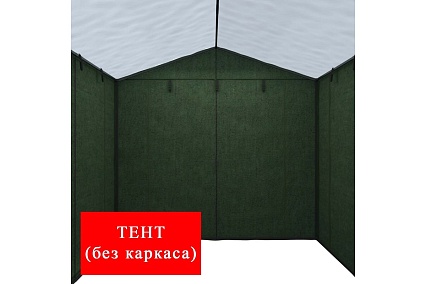 Тент палатки сварщика «домик» 2.5x2.5x2.4 м МногоТентов 7TD2.5x2.5BR_PVC