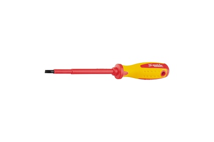 Отвертка Insulated SL4,0x100 мм Matrix CrMo, до 1000 В, двухкомп.рукоятка// PROFESSIONAL 12916