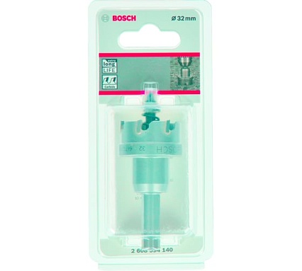 Коронка Precision for Sheet Metal с твердосплавными напайками 32 мм Bosch 2608594140