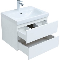 Мебель для ванной Aquanet Беркли 60 см белый глянец