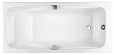 Чугунная ванна Jacob Delafon Repos 160x75см E2929-00 с отверстиями под ручки,с антискользящим покрытием