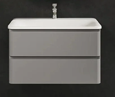 Тумба с раковиной AQUAme S4 80 см серый