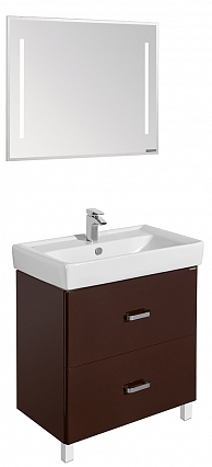 Мебель для ванной Акватон Америна 80 Н, темно-коричневый