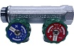 Коллектор Tiemme 2 отвода, регулируемый 3/4"х3/4(18) евроконус Maxima Corner (никель) 1850007 / 1871K