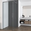 Душевой уголок Vincea Ultima VSS-7UL9010CLGM 90x100 вороненая сталь, прозрачное