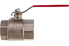 Шаровой кран Kalde полнопроходной, 1 1/4 вн/вн, ручка рычаг 0KV4823