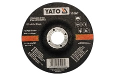 Диск зачистной по металлу 125x6,8x22мм Yato YT-5947