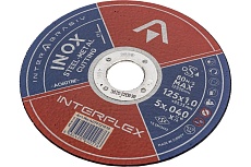 Круг отрезной по нержавеющей стали Inox 125х1х22.23 мм Interflex 4687202817931