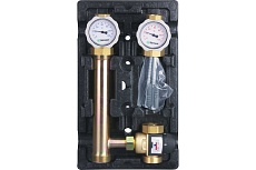 Насосная группа быстрого монтажа Altstream DN25 с термостатическим смесительным клапаном, без насоса 1.1/2 НР 014440202